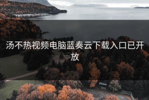 汤不热视频电脑蓝奏云下载入口已开放