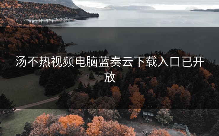 汤不热视频电脑蓝奏云下载入口已开放