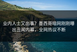 业内人士又出事？墨西哥暗网刚刚曝出丑闻内幕，全网热议不断