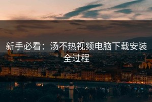 新手必看：汤不热视频电脑下载安装全过程